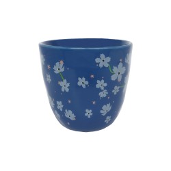 Bicchiere in ceramica con iniziale J 2