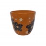 Bicchiere in ceramica con iniziale C