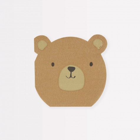Tovagliolini di carta a forma di Orso Tovagliolini di carta a forma di Orso