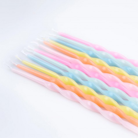 Candeline di compleanno a spirale Arcobaleno