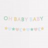 Mini Festoni Baby Shower "Oh Baby Baby"