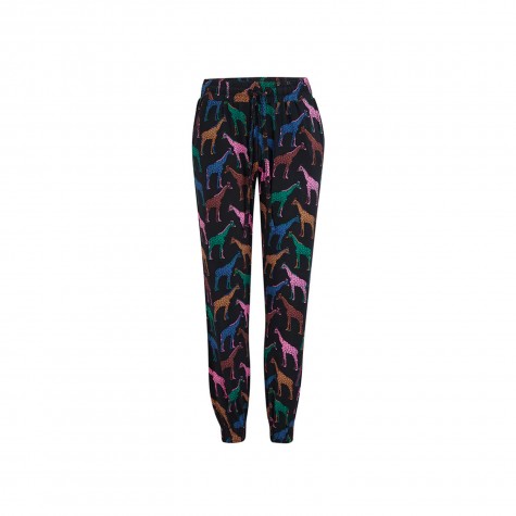 Pantaloni jogging da donna fantasia giraffe
