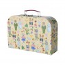 Rice x Nathalie Léte - Set di 3 valigette beige per bimbo con