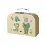 Rice x Nathalie Léte - Set di 3 valigette beige per bimbo con