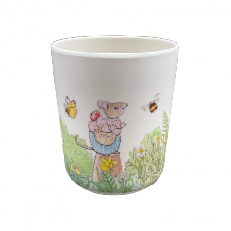 Bicchiere in melamina Peter Rabbit con topina