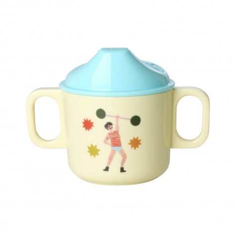Tazza bimbo a 2 manici con acrobata