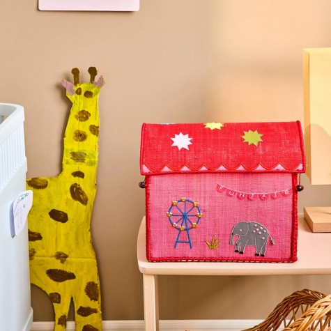 Casetta portagiochi piccola a tema parco divertimenti