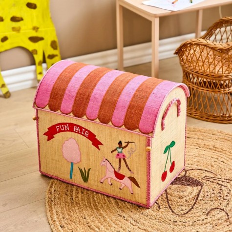 Casetta portagiochi grande a tema parco divertimenti