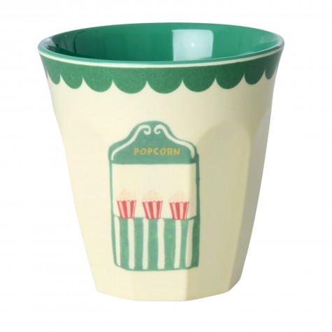 Bicchiere piccolo in melamina con pop corn