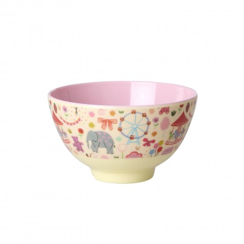 Tazza piccola da colazione rosa a tema parco divertimenti