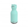 Borraccia in acciaio inox gatto verde | Asobu