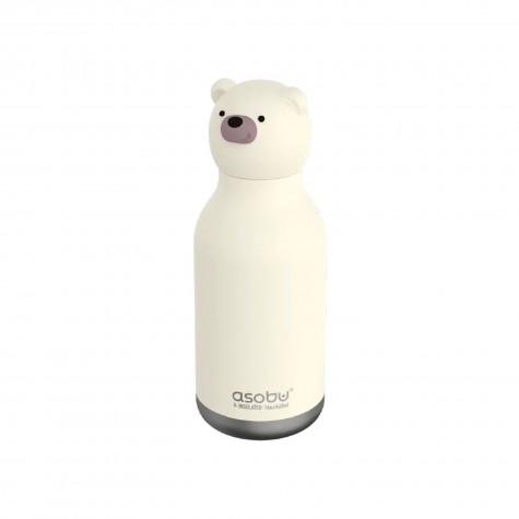 Borraccia in acciaio inox orso polare | Asobu