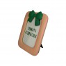 Cornice con fiocco verde 13x18