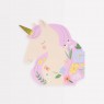 Tovaglioli di carta con unicorno e fiori | Meri Meri