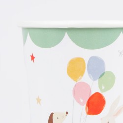 Bicchieri di carta con amici animali | Meri Meri 2