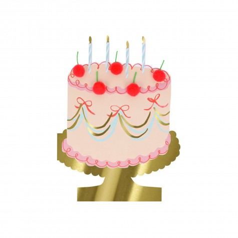 Biglietto di compleanno pop up Torta di compleanno | Meri Meri