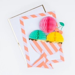 Biglietto di compleanno Pop Up Gelato | Meri Meri 2