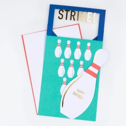 Biglietto di compleanno Pop Up Bowling | Meri Meri 2