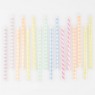 Candeline di compleanno arcobaleno colori pastello | Meri Meri Candeline di compleanno arcobaleno colori pastello | Meri Meri