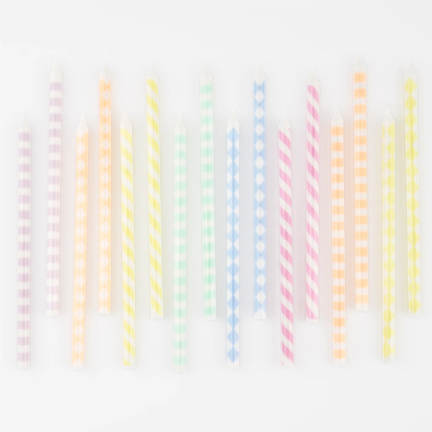 Candeline di compleanno arcobaleno colori pastello | Meri Meri Candeline di compleanno arcobaleno colori pastello | Meri Meri