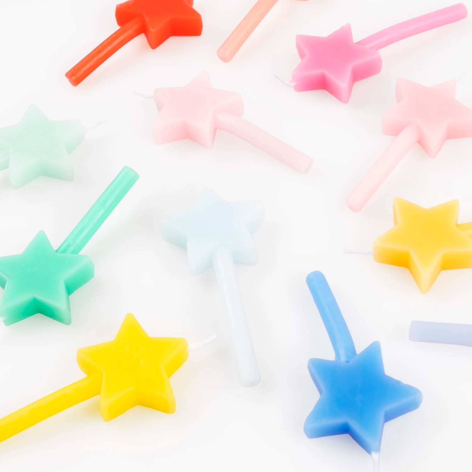 Candeline di compleanno con mini stelle arcobaleno | Meri Meri Candeline di compleanno con mini stelle arcobaleno | Meri Meri