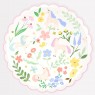 Piatti di carta con unicorni e fiori | Meri Meri