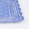 Piatti di carta quadrati western fantasia bandana | Meri Meri