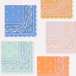 Tovagliolini di carta western fantasia bandana | Meri Meri 2