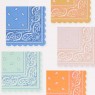 Tovagliolini di carta western fantasia bandana | Meri Meri