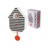 Orologio da parete a righe nere | Cuckoo clock