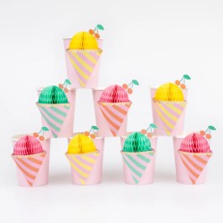 Bicchieri di carta con coni gelato | Meri Meri 2