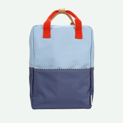 Zaino in plastica riciclata bicolor