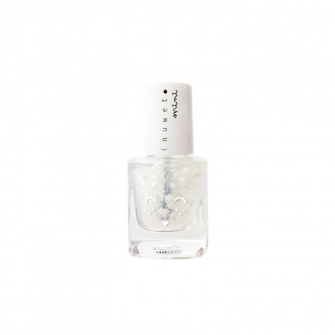 Smalto top coat trasparente con stelline