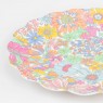 Piatto piano in melamina floreale Rainbow Meri Meri x Liberty |