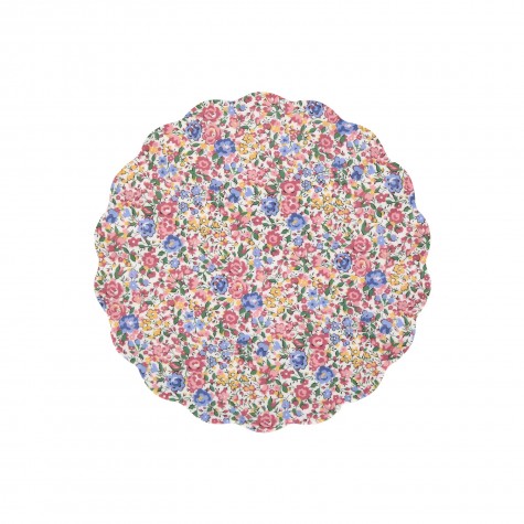 Piatto da dessert in melamina floreale Meri Meri x Liberty |