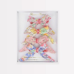 Fermagli per capelli con fiocco a motivi floreali Liberty | 2