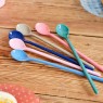 Set cucchiaini lunghi in 6 colori