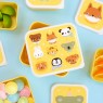 Set di 4 contenitori porta pranzo con amici animali