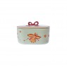 Scatolina in ceramica verde con colombe | Smilza