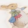 Piatto piano in melamina a forma di Peter Rabbit | Meri Meri