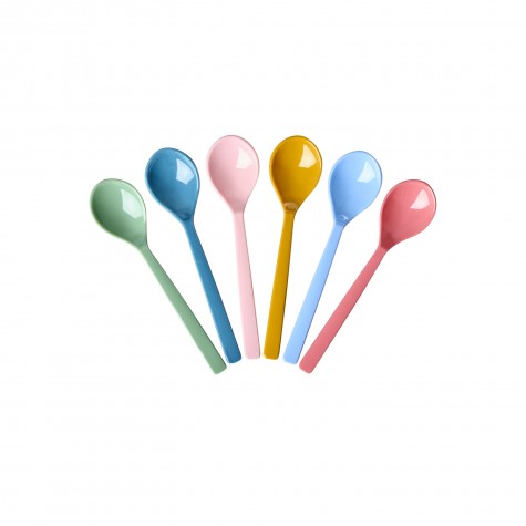 Set di cucchiaini da tè in 6 colori assortiti | Rice Set di cucchiaini da tè in 6 colori assortiti | Rice