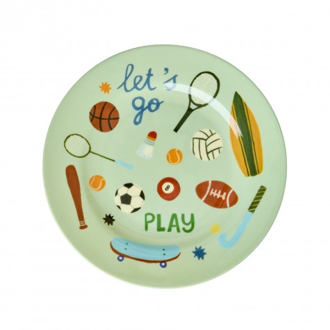 Piatto da dolce in melamina Sport | Rice