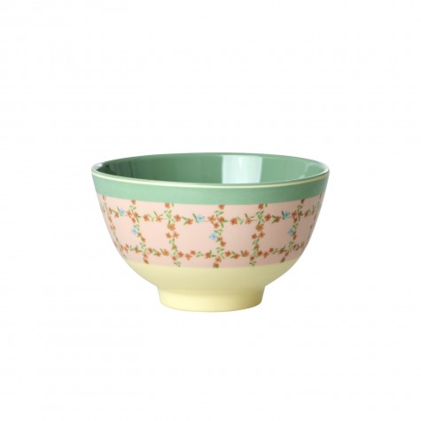 Tazza piccola da colazione in melamina con fiori | Rice