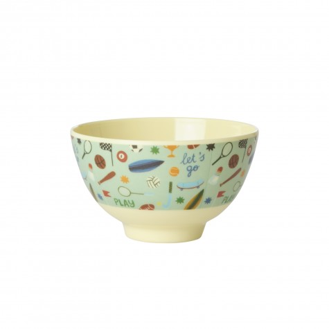 Tazza piccola in melamina con stampa sportiva | Rice