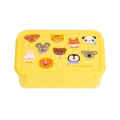 Porta pranzo bento 3 scomparti con Amici Animali | A Little