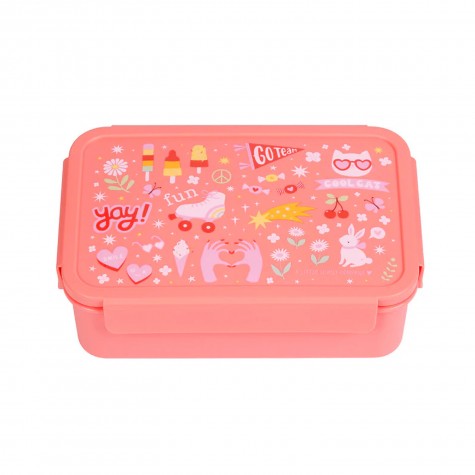 Porta pranzo bento 3 scomparti Fun | A Little Lovely Company
