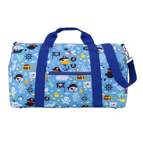Borsone da viaggio azzurro con pirati | A Little Lovely Company