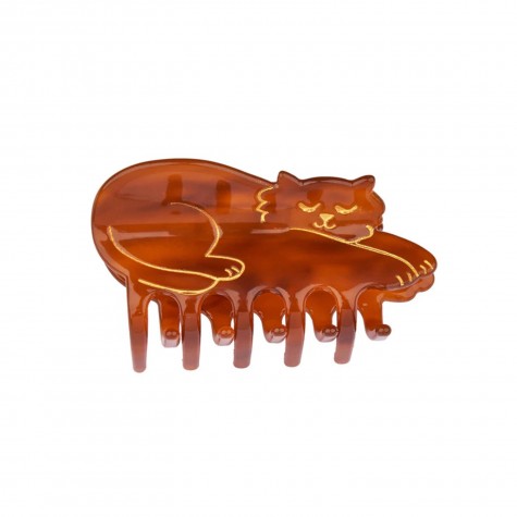 Fermaglio per capelli Gatto marrone | Coucou Suzette