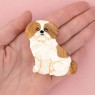 Fermaglio per capelli Shih tzu