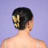 Fermaglio per capelli Farfalla Gialla